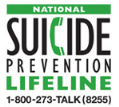 Suicide prevention lifeline logo