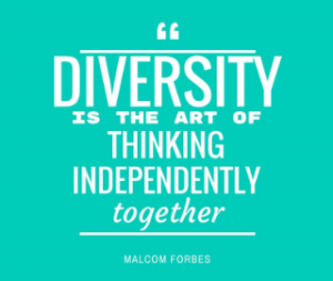 Quote: Diversity is the art of thinking independently together