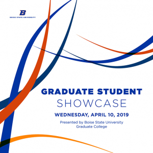Graduate Student Showcase occurring Wednesday April 10 2019