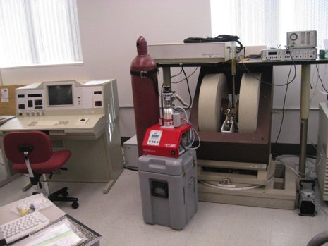 The electron paramagnetic resonance system.