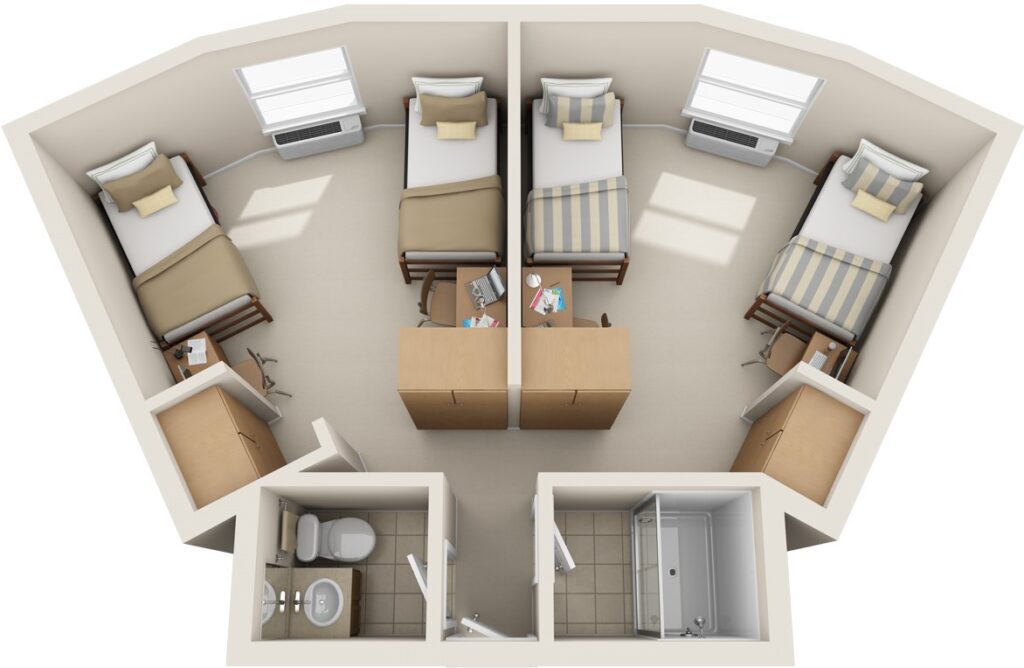 Towers Hall floor plan