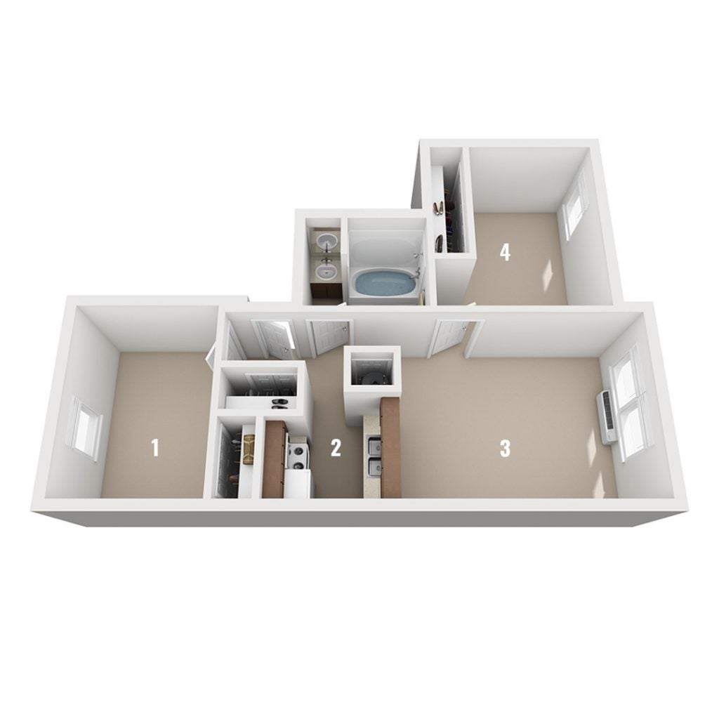 2 bedroom apartment floor plans