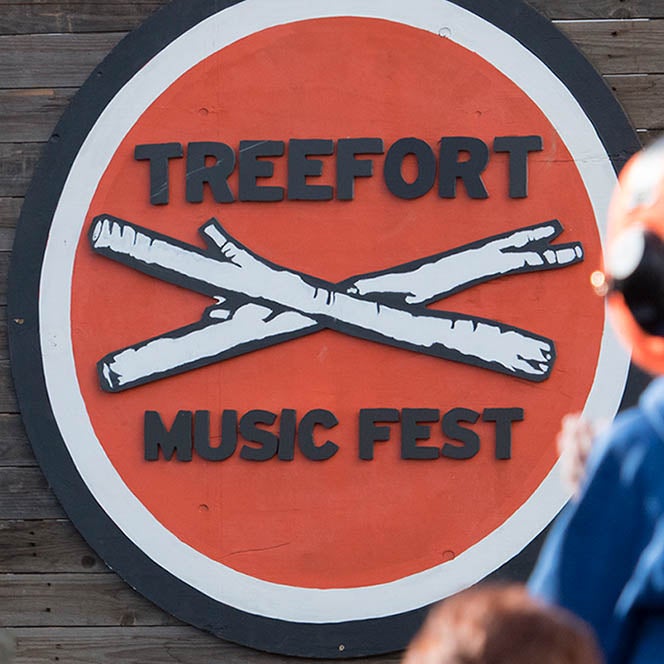 Treefort music festival sign