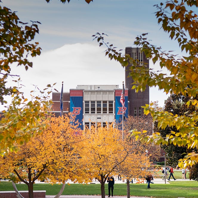 Boise State Campus in the fall